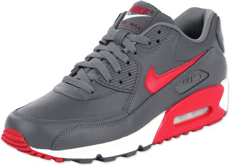 nike air max grau echtleder red bubble